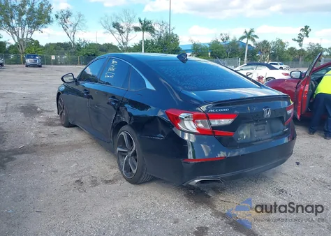 2020 Honda Accord Sport из США, поврежденный, VIN 1HGCV1F33LA139285